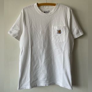 Essential White Carhartt Pocket tee